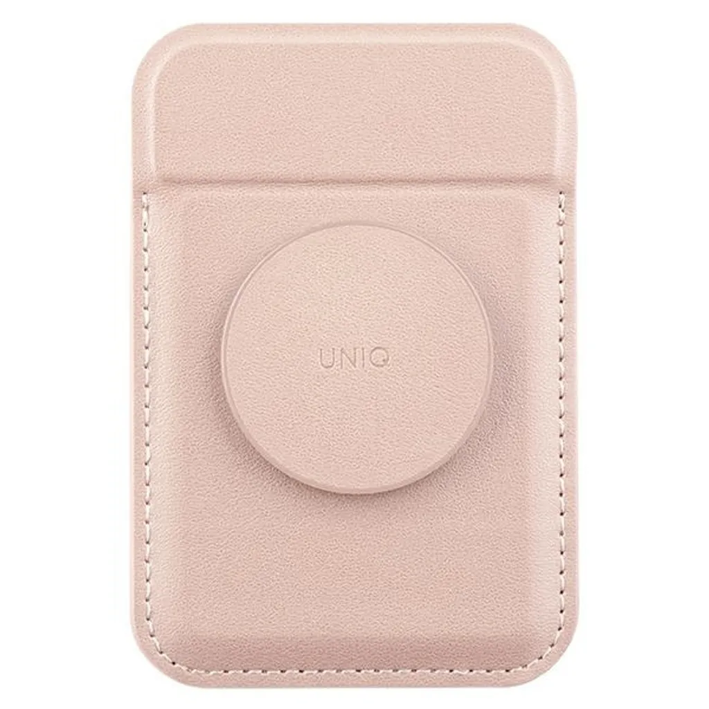 Uniq Flixa Portafoglio MagSafe Rosa | Porta Carte e Stand Magnetico