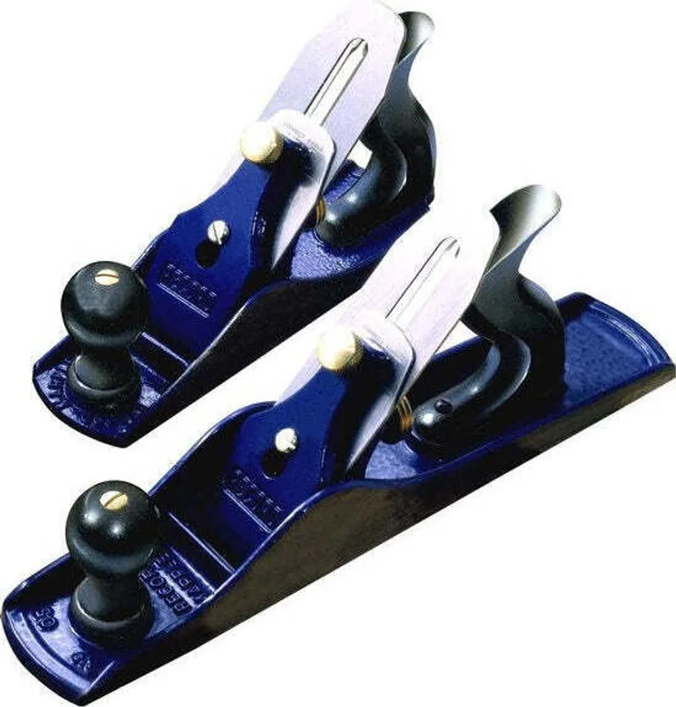 Rabot de Menuisier pour Dégauchir le Bois - Lame 50mm et Manche Bois 14"
