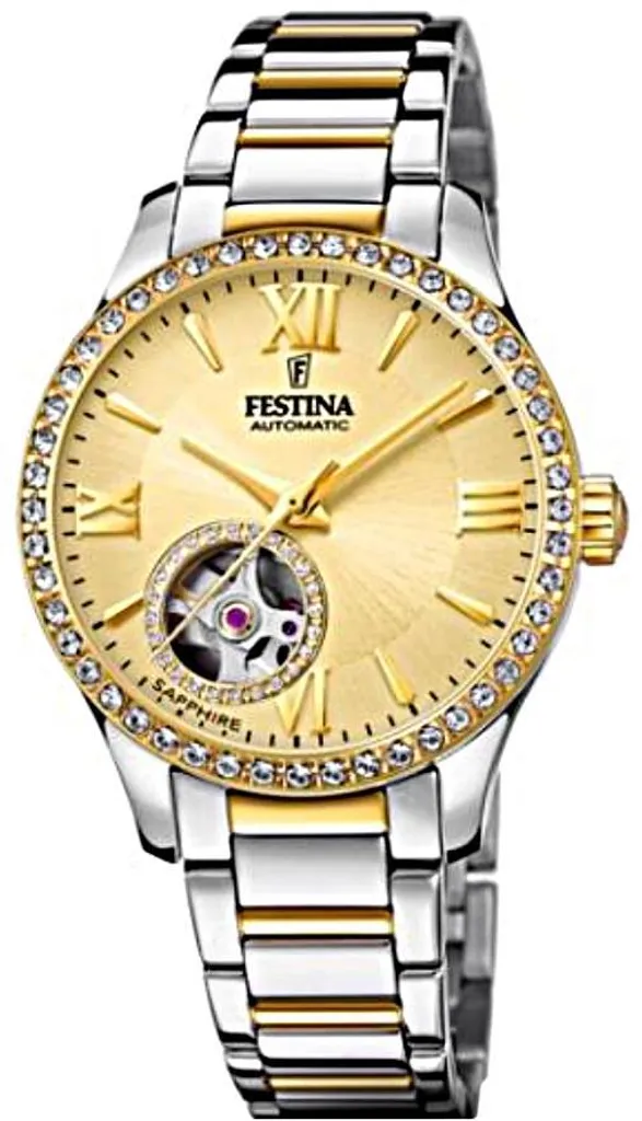 Montre automatique Festina Classic F20486/1 en acier pour femme argent