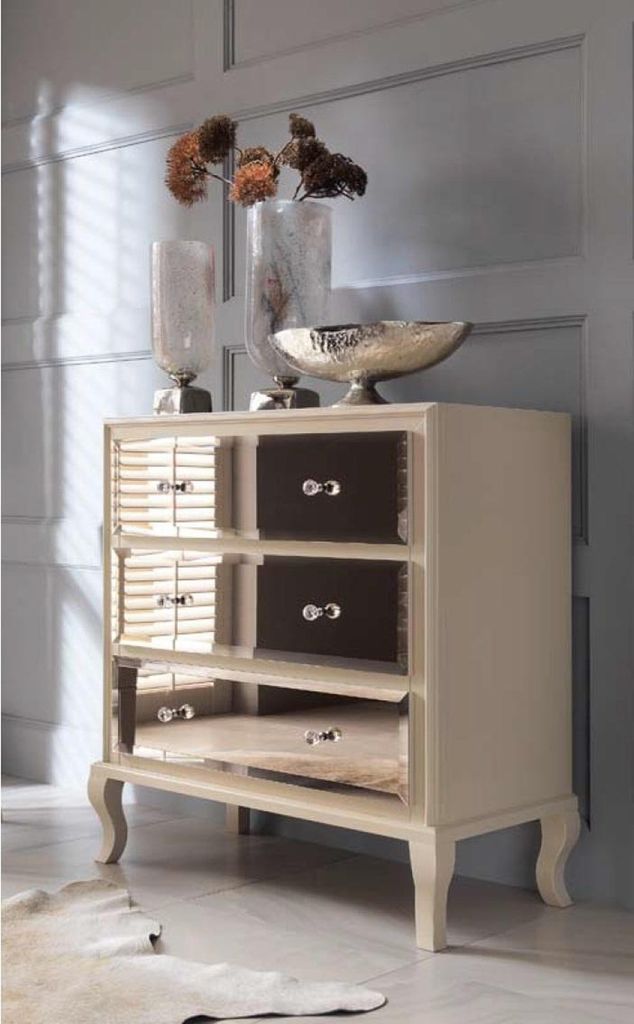 Kommode Sideboard Schrank Designer Luxus Schränke Kommoden Modern Beige Design