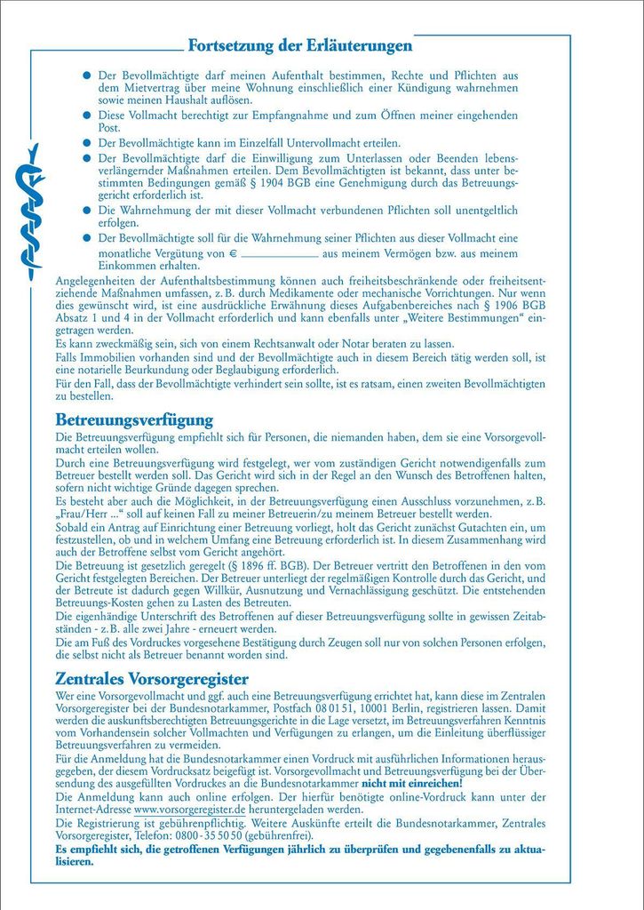 RNK-Verlag Patientenverfügung Formulare 2895 Produktbild 9
