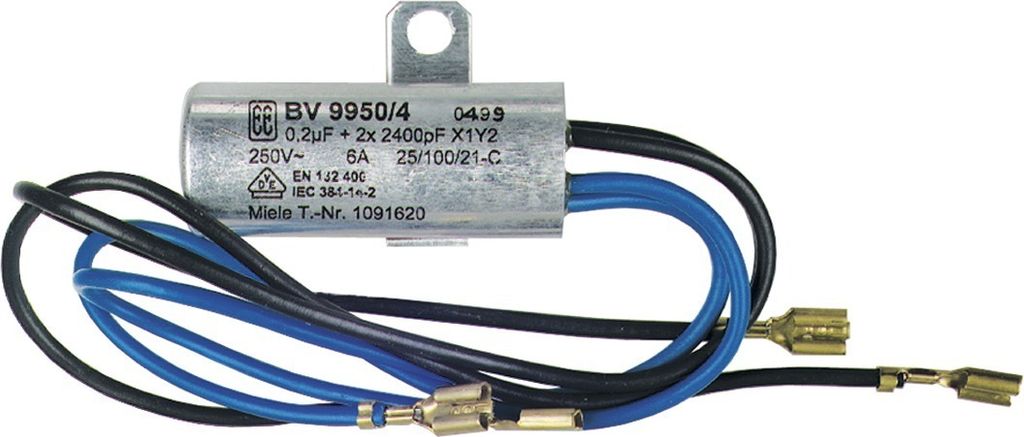 easyPART passend für 10002831 EUROPART Entstörschutz Kondensator Störschutzfilter 0,2μF Staubsauger BV 9950/4