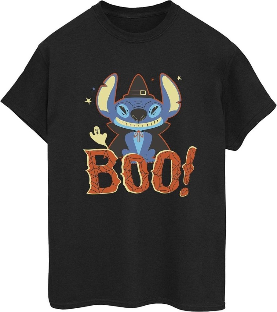 Disney - "Boo!" T-Shirt für Damen BI30491 (5XL) (Schwarz)