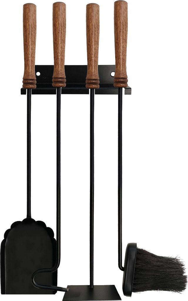 Ensemble d'accessoires pour cheminée Relaxdays, 5 pièces : Image du produit 