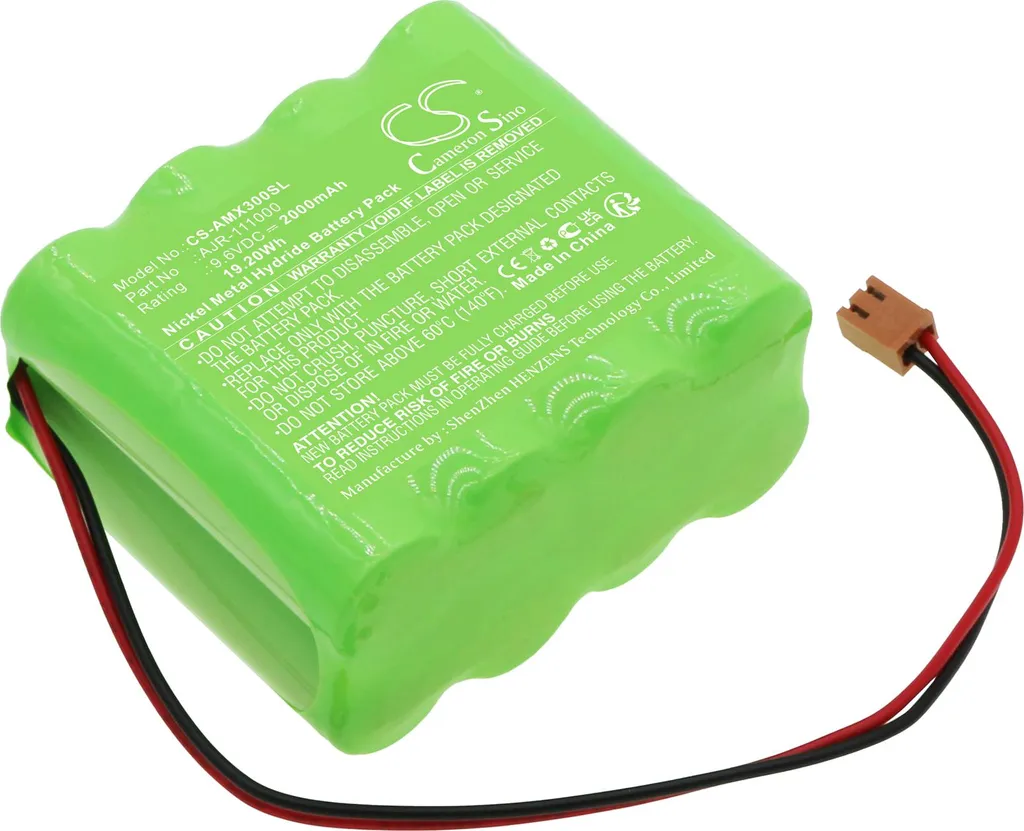 Batterie rechargeable pour horodateur Amano PIX-3000 et PIX-3100 Techtek