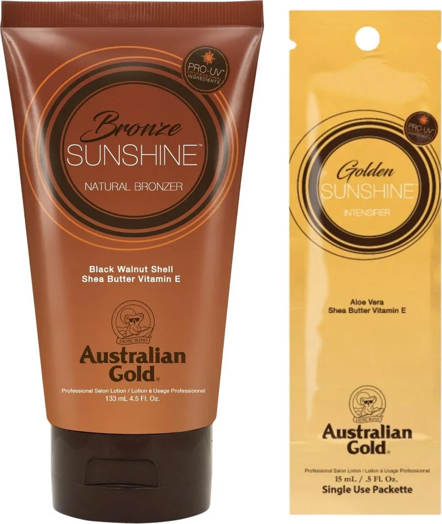 Australian Gold Bronze Sunshine + Bustina Oro - Kit Abbronzatura Intensa