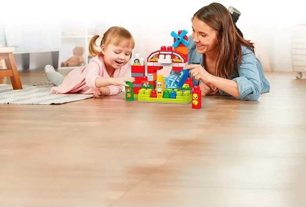 Ferme Musicale Interactive Mega Bloks - 46 blocs avec sons d'animaux - 10