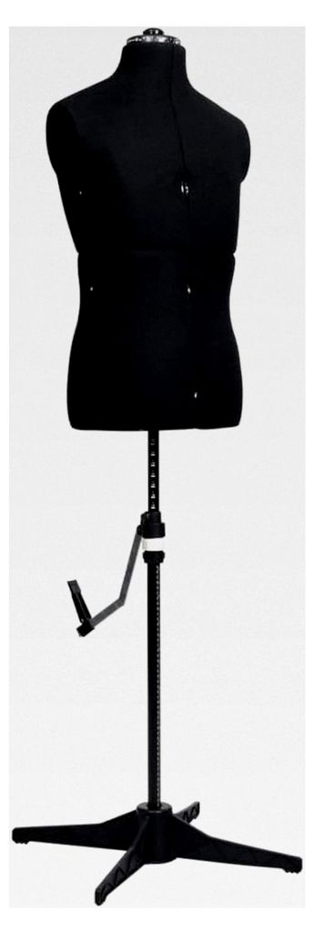 Verstellbare Kleiderform für Herren, Schwarz, Größe 37–45