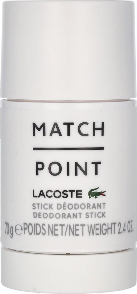 Lacoste Match Point Deodorant Stick, 70 g (voor mannen) Productafbeelding 