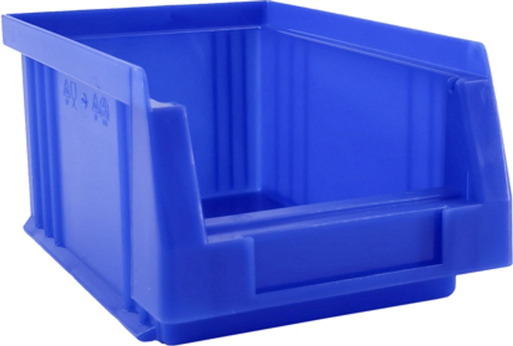 SuperSparSet 25x Sichtlagerbox Classic G | Blau | HxBxT 75x10x16cm | Polypropylen | Sichtlagerbehälter, Sichtlagerkasten, Sichtlagerkastensortimen...