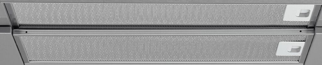Bauknecht DBAH 64 LM X Flachschirmhaube, Abluft/Umluft, max. 448 m³/h, 59,8 cm Breite, Metall-Filter, 3 Gebläsestufen, 62 dB