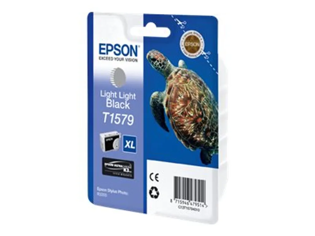 Epson T1579 Encre UltraChrome K3 Gris Très Clair pour tirages photo