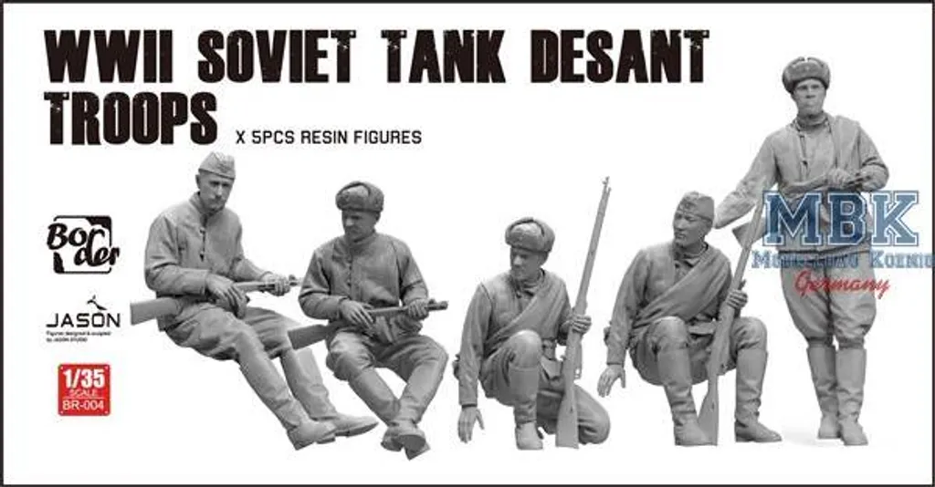 Kit Figurines Soviétiques BR-004 : Montage facile et Détails Historiques