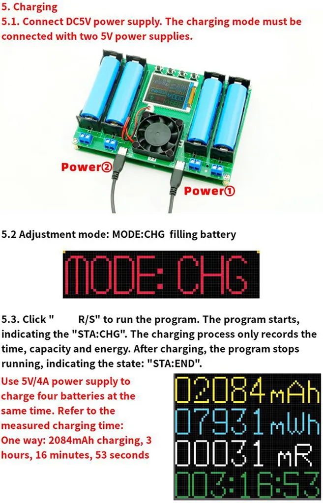 Testeur de Résistance Interne pour Batterie Lithium et Module DIY - 7