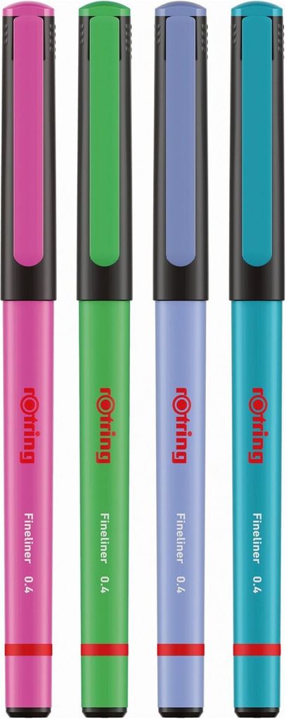 rOtring Fineliner - permanent - verschiedene Farben - Produktbild 