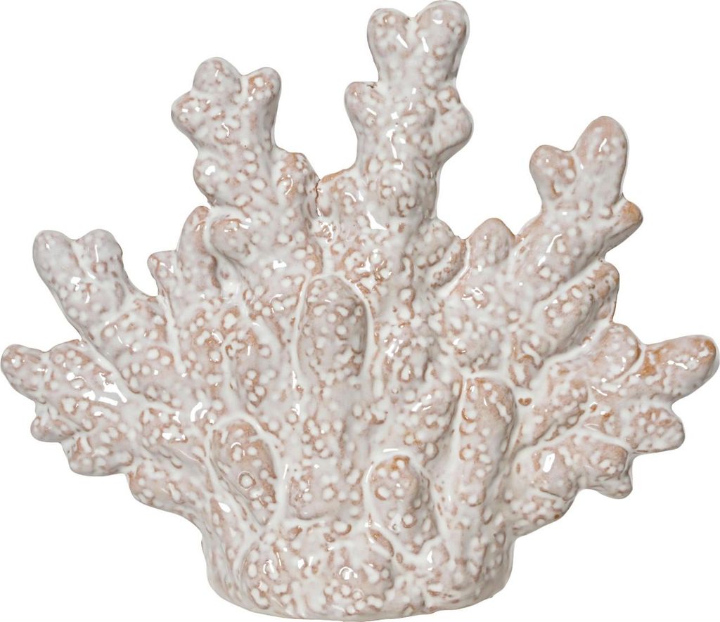 Kaemingk Tisch-Deko Muschel Porzellan 15 cm beige