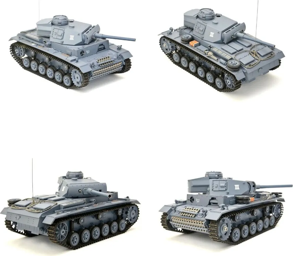 Char de Combat III 1:16 pour Simulation de Bataille RC Heng Long - 12
