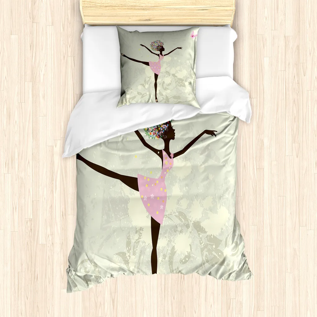 Abakuhaus Afro Floral Bedding Set - Must-Have Camera da Letto