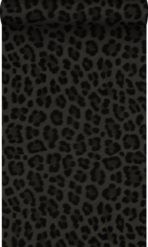 Origin Wallcoverings Tapeta panterka ciemnoszarymIczarnym Zdjęcie produktu 