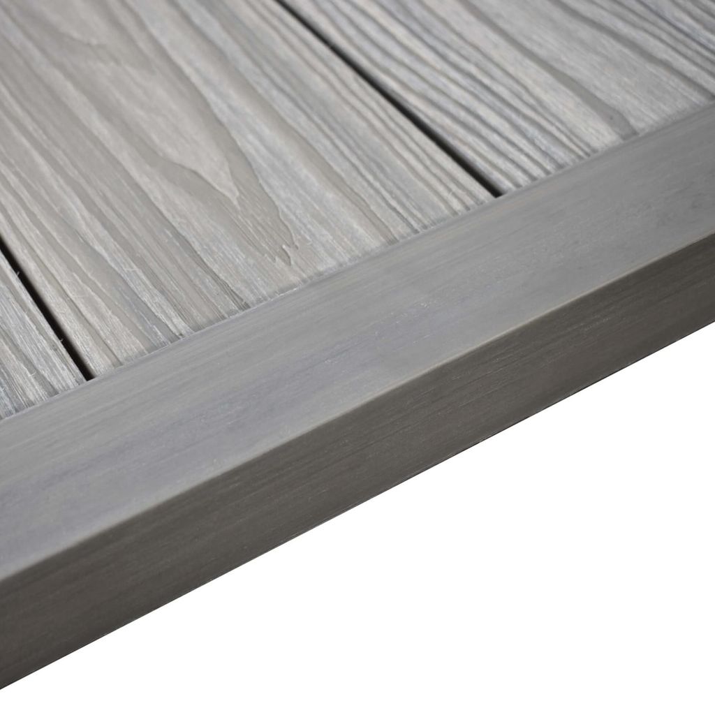MUSTER WPC L Winkel Abschlussleiste Terrassendielen Grau Produktbild 