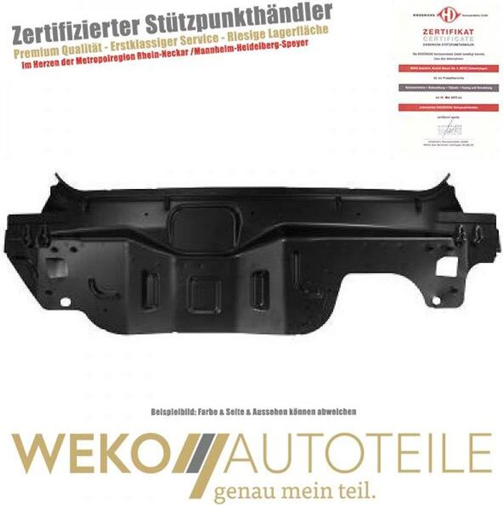 Heckwand DIEDERICHS 1404038 für FORD