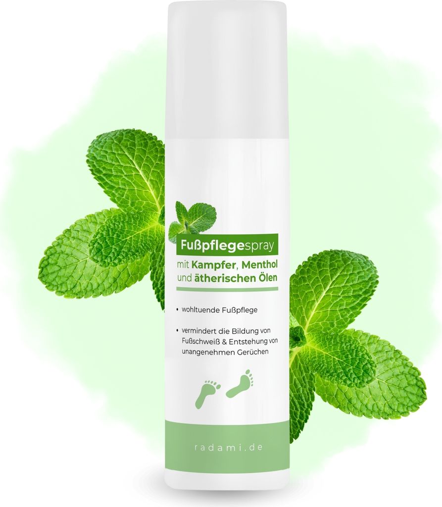 Fußspray Fußpflegespray Fußdeo bei Fußgeruch 150ml Produktbild 