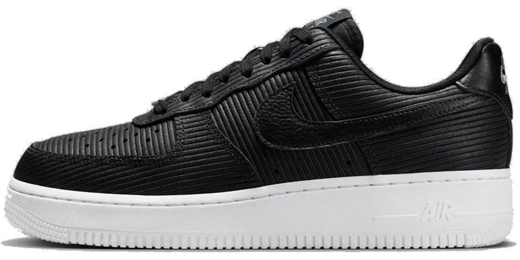 Nike Air Force 1 '07 Herren Sneaker Schwarz Gr. 44 (28,5 cm Innensohlenlänge)