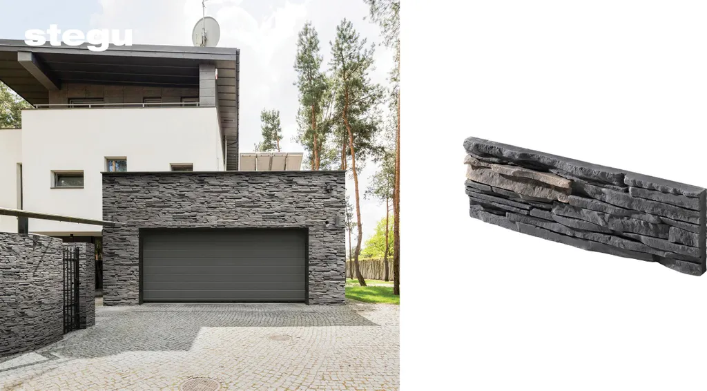 Rénovation murale facile en pierre Mesada Graphite - Cachez vos défauts - 3