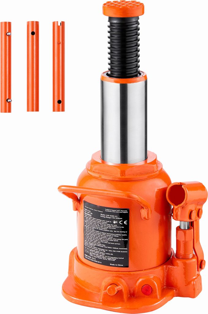 SucceBuy Hydraulischer Wagenheber, 20 Tonnen/44.092 lbs Produktbild 