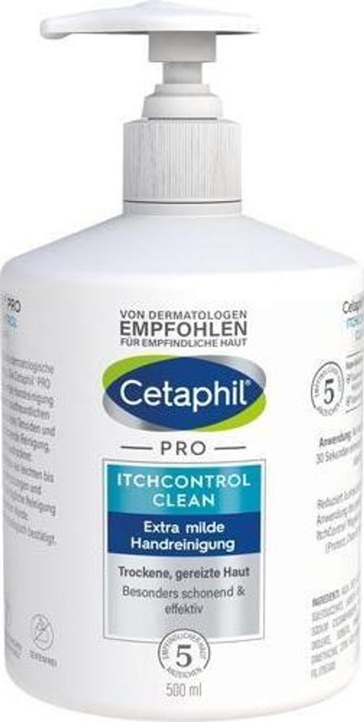 CETAPHIL Pro Itch Control Clean Handreinigung Cr. 500ml PZN 13839313