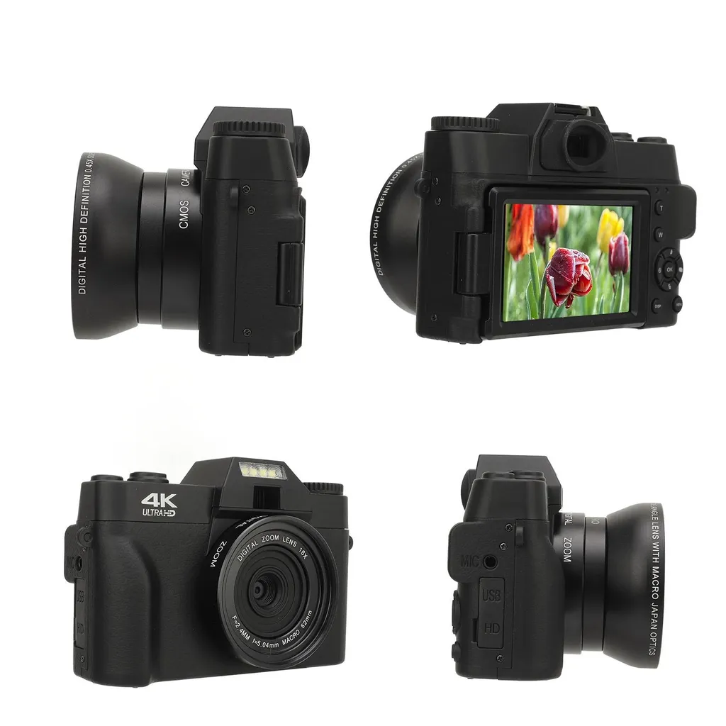 Vlogging Camera 4K 75MP - Autofocus e Zoom 16x per Content Creator - 7