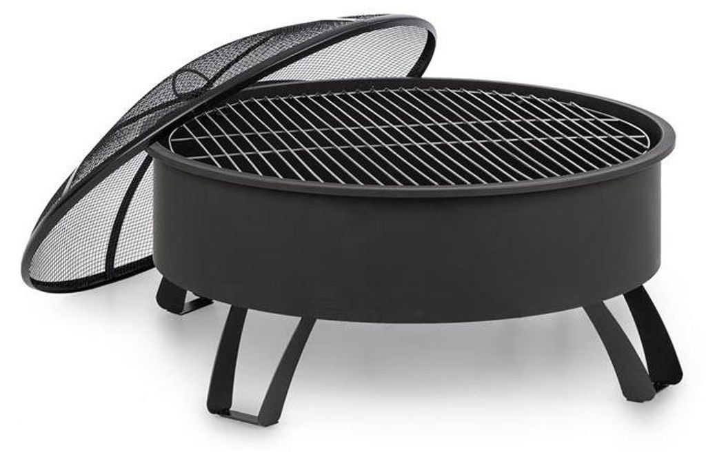 Blumfeldt 2-in-1 Feuerschale - Ø 75 cm Grill, Abnehmbarer Produktbild 
