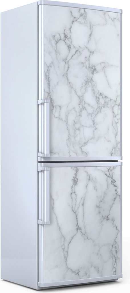 Magnete Dekorative - 70 cm x 190 cm - Küche - Magnetmatte Kühlschrankmagnete - Weiss Marmor