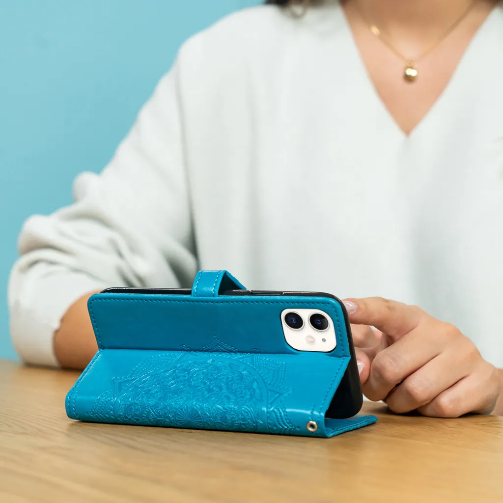 Custodia in pelle Compatibile con Nokia 2.4 Flip wallet cover