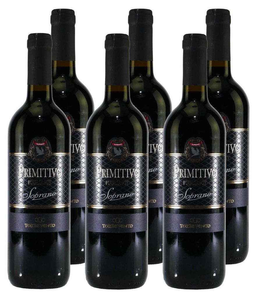 Soprano Primitivo Puglia IGT -trocken- (6 x 0,75L) Produktbild 