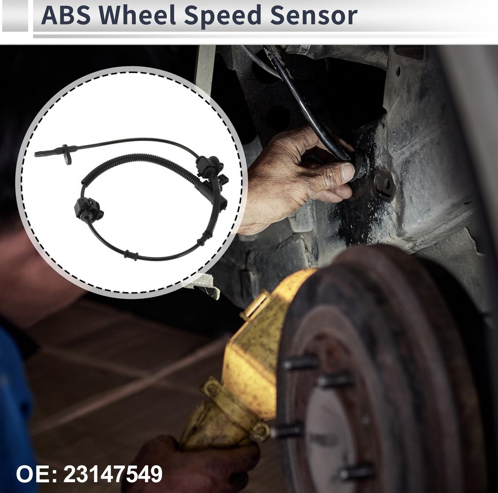 Vorderer linker/vorderer rechter ABS-Raddrehzahlsensor für Cadillac ATS 2013-2019, für Cadillac CTS 2014-2019 ABS-Sensor Nr. 23147549 1 Stück