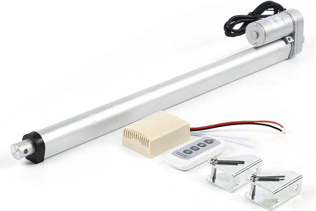 Verstellbarer Linearantrieb, 900N 12V DC, 14 mm/s, mit Fernbedienung, Hub 150/200/250/300/450 mm