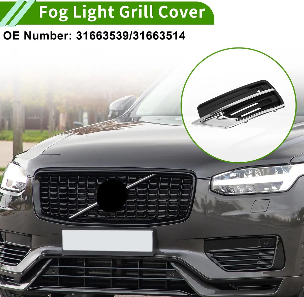 Insert de calandre inférieure pour phare antibrouillard Volvo XC90 ABS - 3
