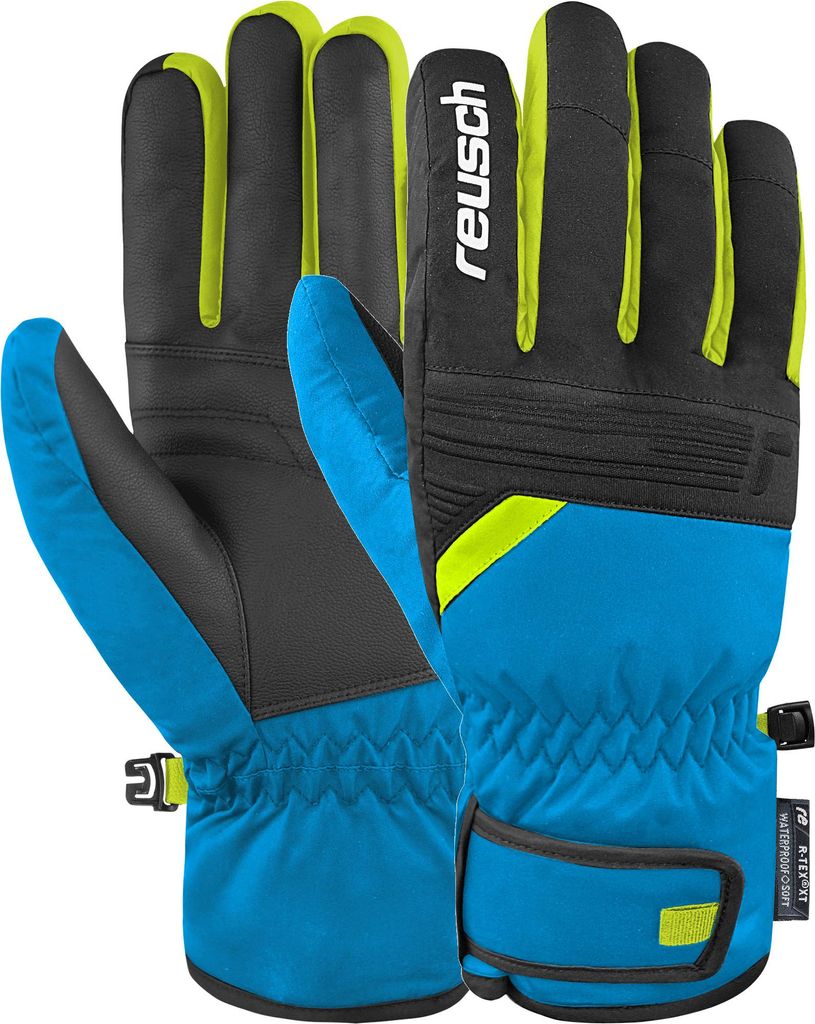 Reusch Skihandschuhe Baldo R-TEX XT warm und wasserdicht 4452 brill.blue/black/saf.yell 8.5