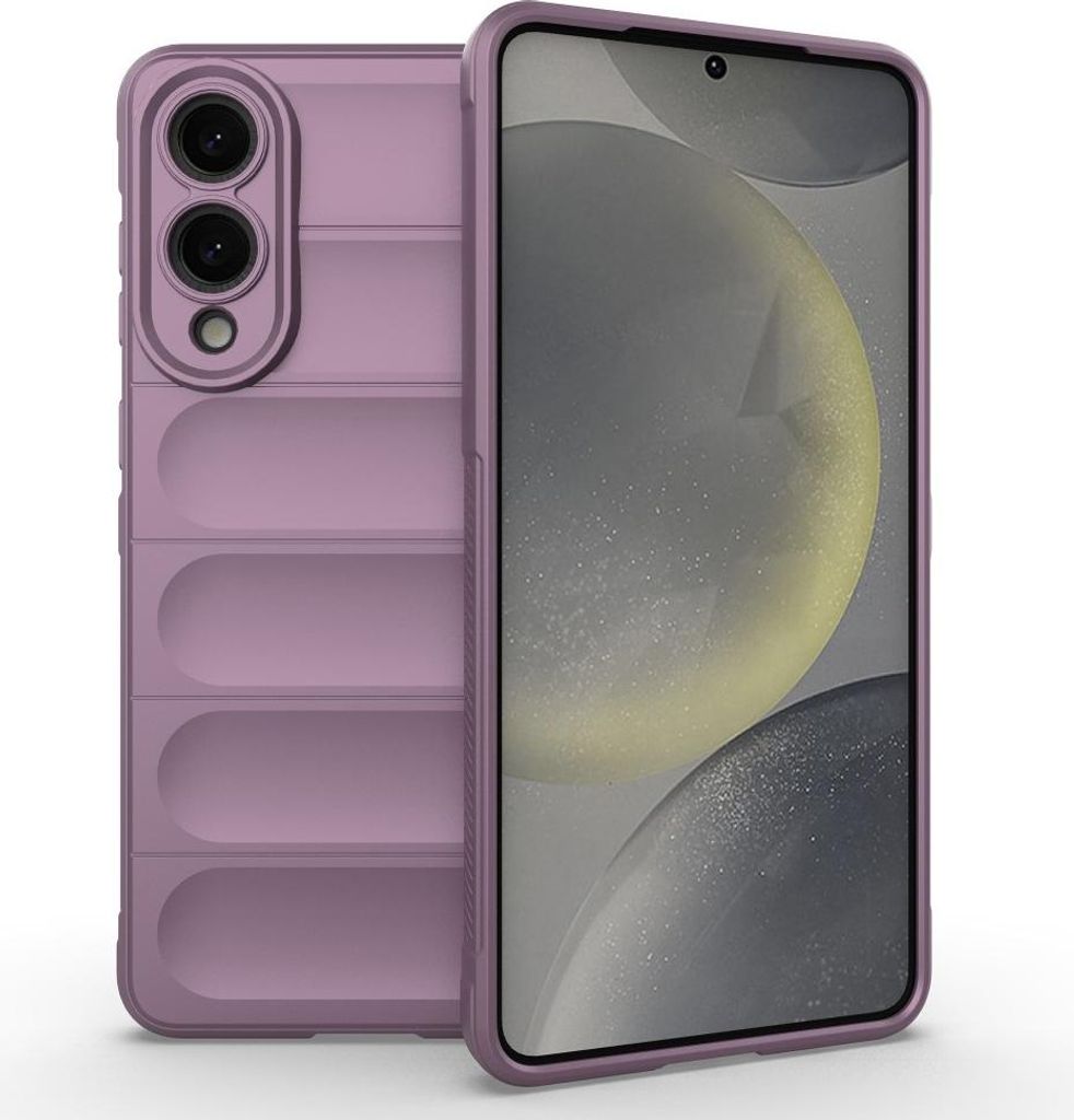Samsung Galaxy S25 Edge Hülle - Coverup Hands-On Rugged Back Cover - Violett
