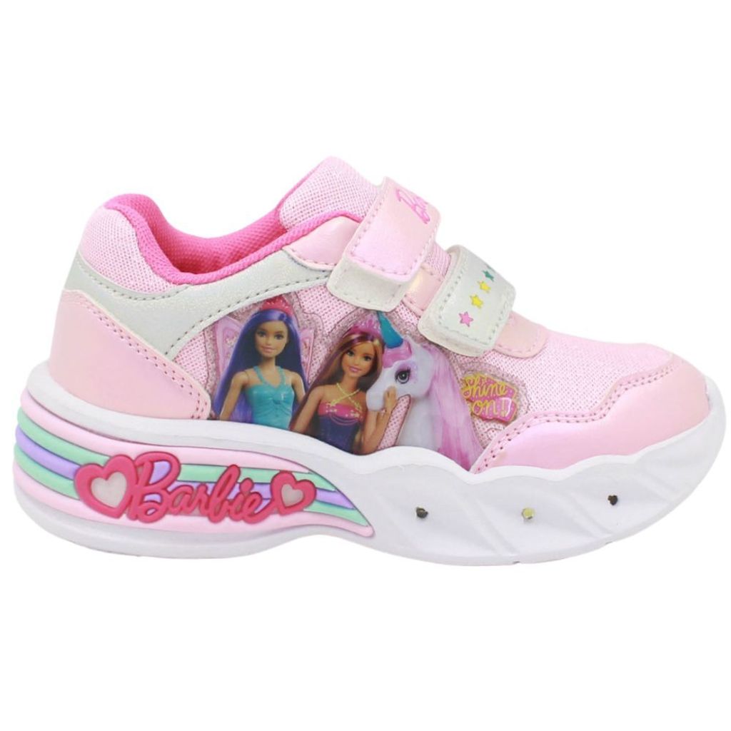 Barbie Pinke Leucht-Sneaker für Frühling/Sommer, Größe 30