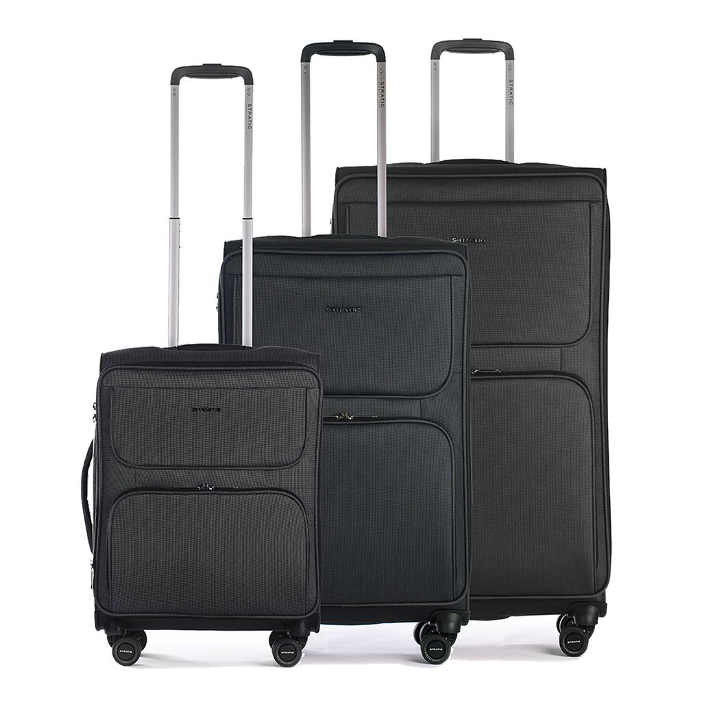 Stratic Bendigo Light + - Koffer-Set 3-teilig (S, M, L) - Schwarz