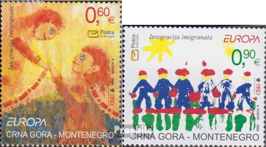 Briefmarken Monte 2006 Mi 125-126 (kompl.Ausg.) postfrisch Integration