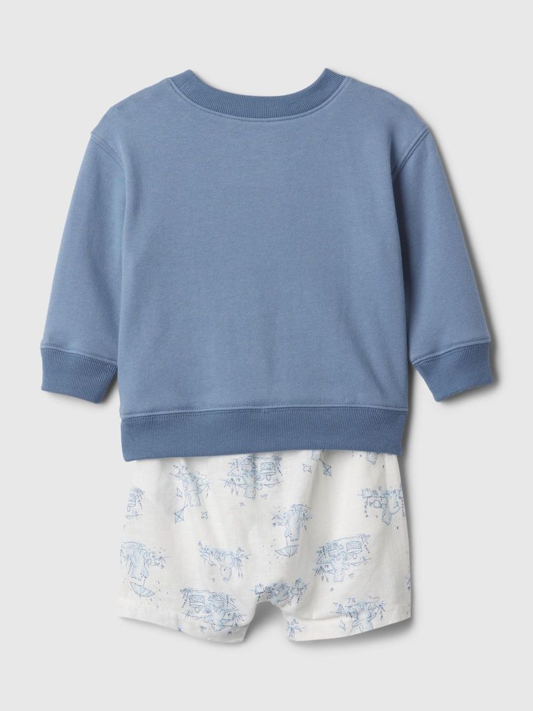 GAP Baby-Set mit Sweatshirt und Shorts 876808-00__18-24M