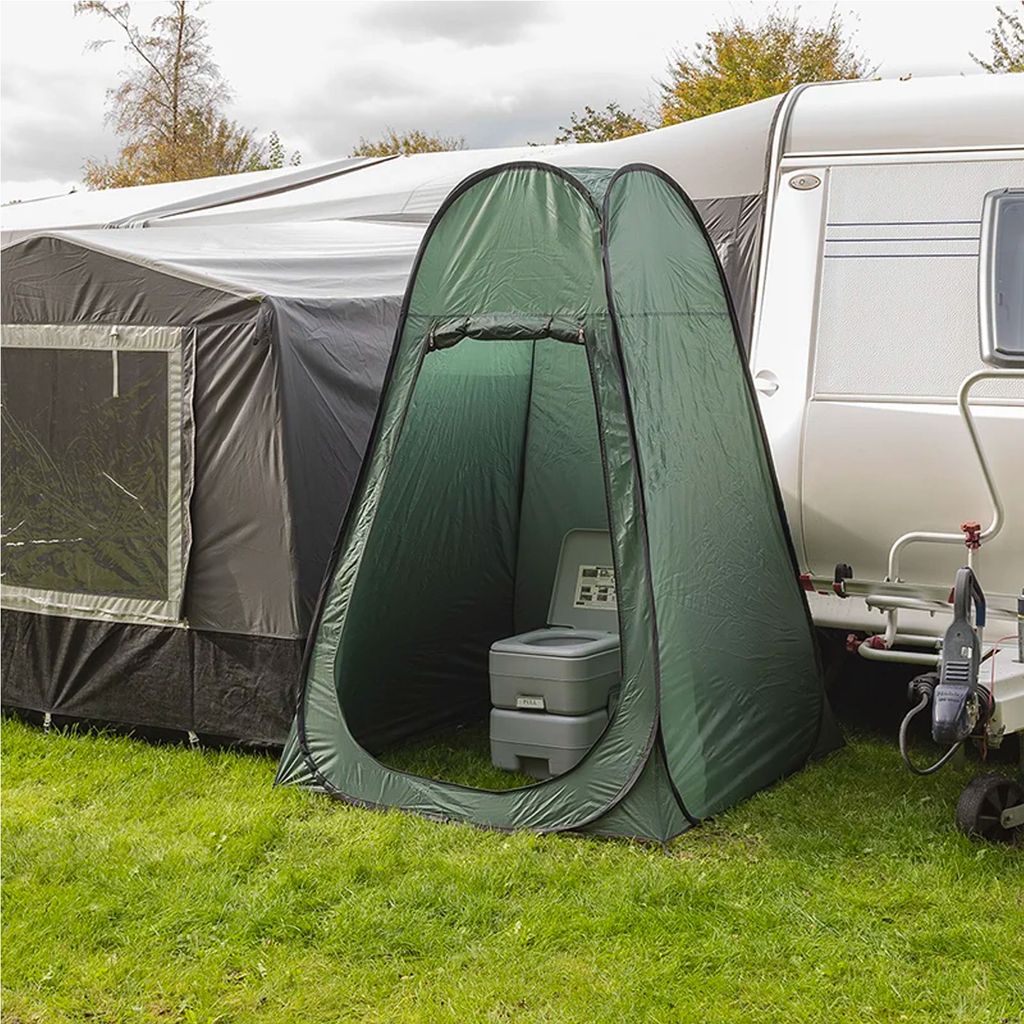 Pop Up Duschzelt mit Solardusche Toilettenzelt Umkleidezelt Camping Zelt M6M3 