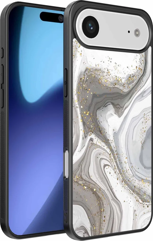 Cover iPhone Air TPU Marmo Argento - Design Sottile Smartphonica