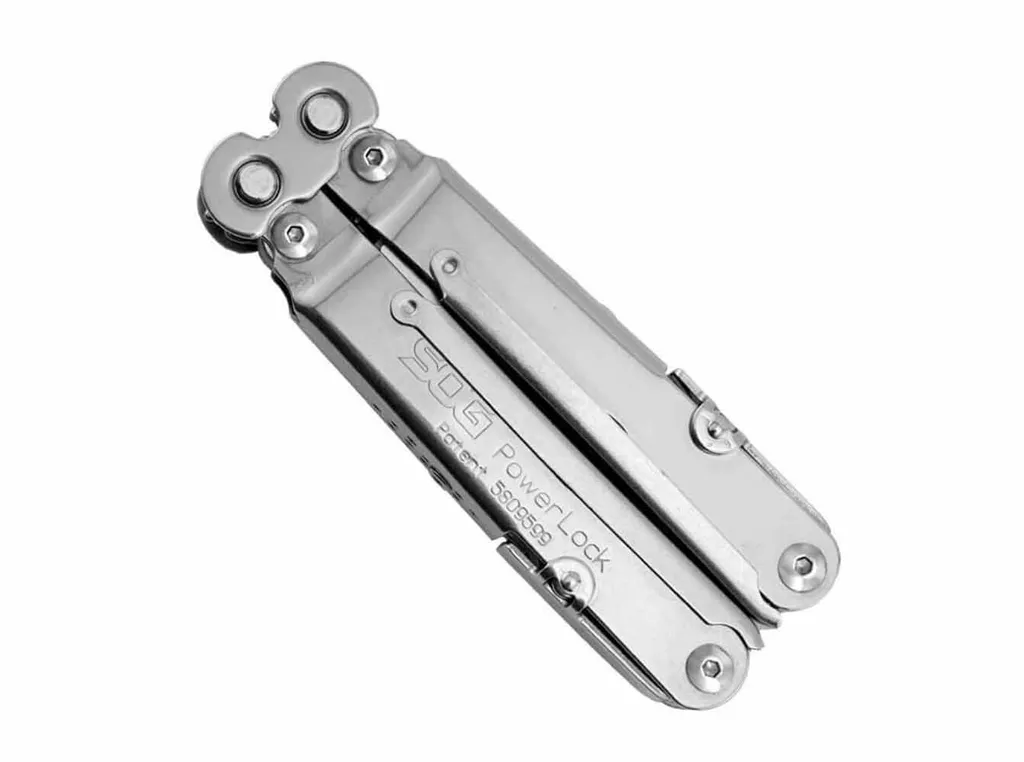 SOG S60 PowerLock Ciseaux S60N-CP Multitool - Pince Multifonction Inox