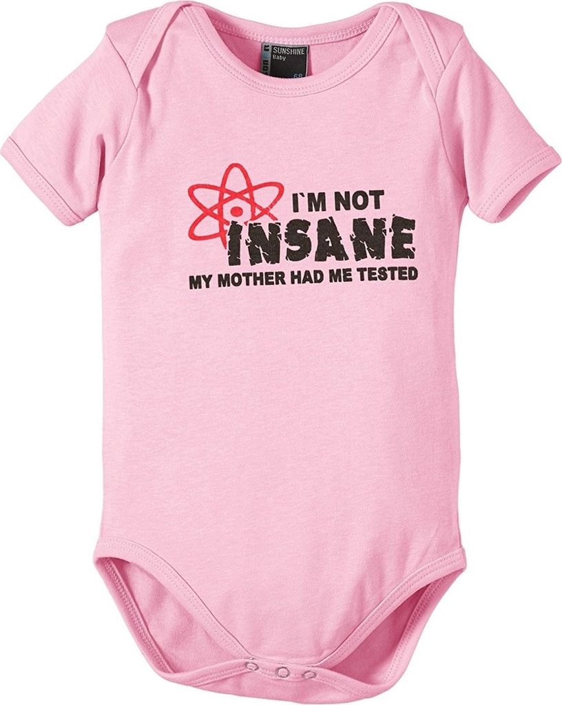 Touchlines Baby Strampler The Big Bang Theory , pink, 80