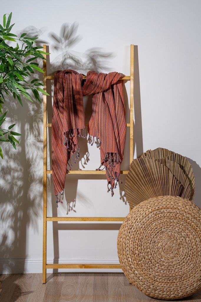 Mijolnir, Otantik - Orange, Orange, Fouta (Strandtuch), 60 % BAUMWOLLE, 40 % POLYESTER, 90 x 175 cm