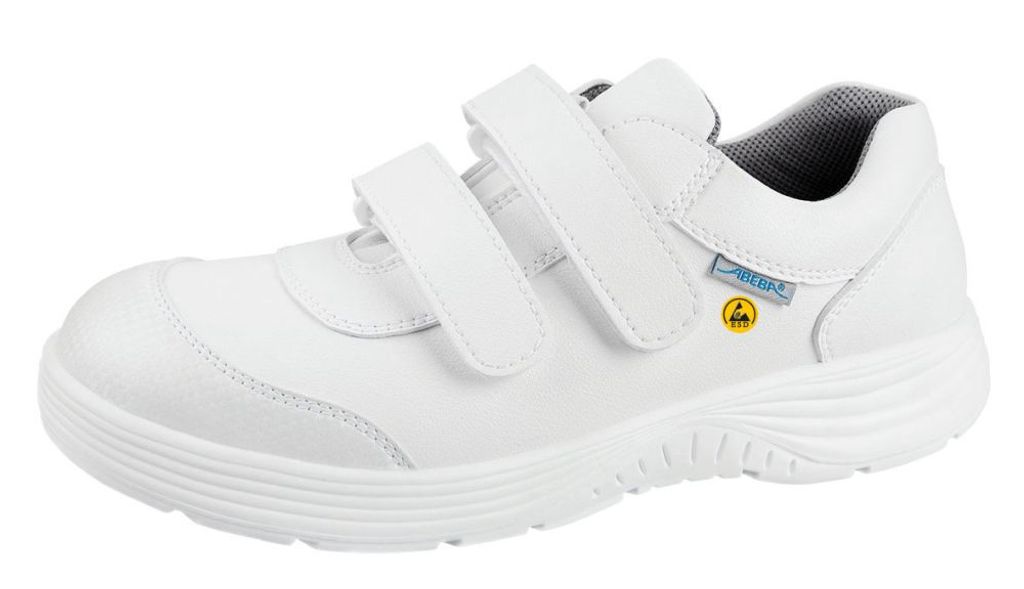 Abeba ESD-Sicherheitsschuhe x-light S2 Halbschuh weiß CE ESD SRC